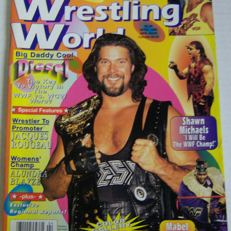 Wrestling World April 1996 Magazine PWcatalog
