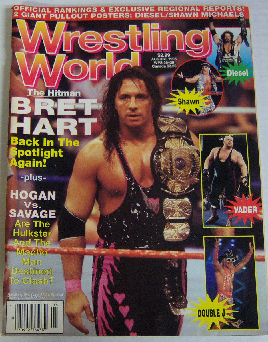 Wrestling World August 1995 Magazine PWcatalog