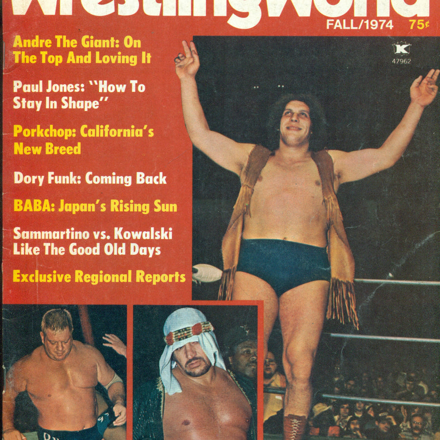 Wrestling World Fall 1974 Magazine PWcatalog