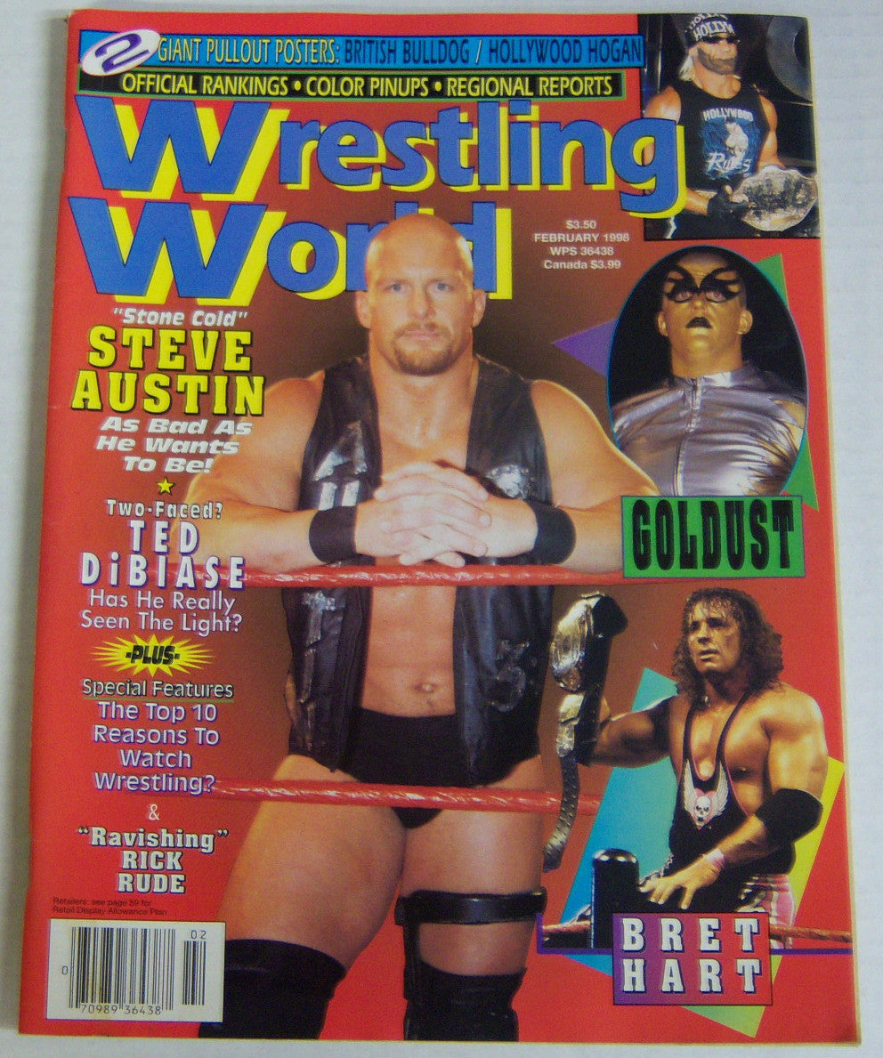 Wrestling World February 1998 Magazine PWcatalog