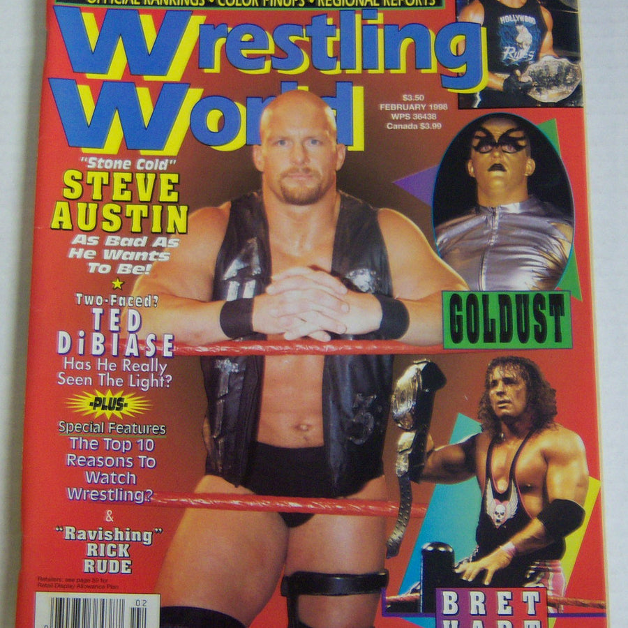 Wrestling World February 1998 Magazine PWcatalog