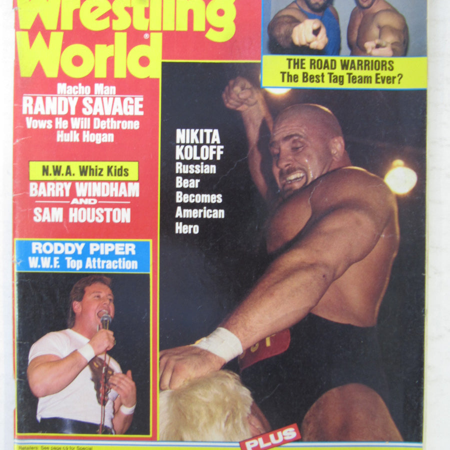 Wrestling World June 1987 Magazine PWcatalog