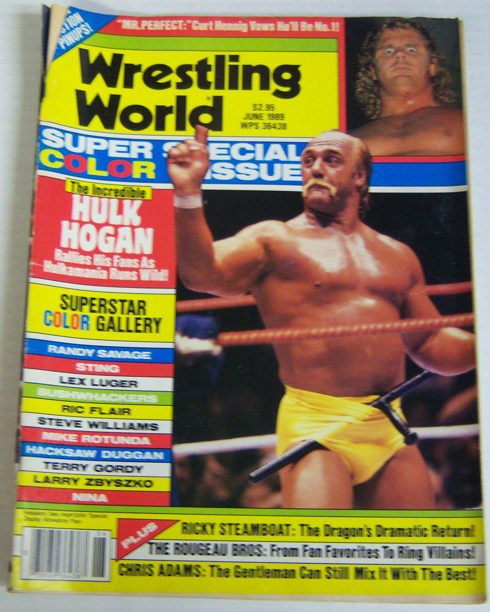Wrestling World June 1989 Magazine PWcatalog