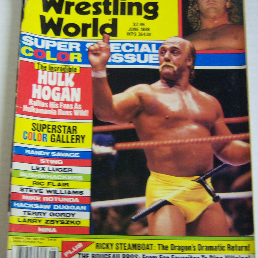 Wrestling World June 1989 Magazine PWcatalog