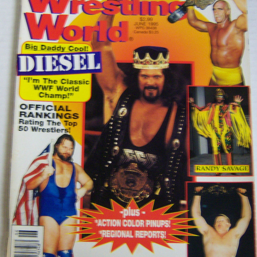 Wrestling World June 1995 Magazine PWcatalog