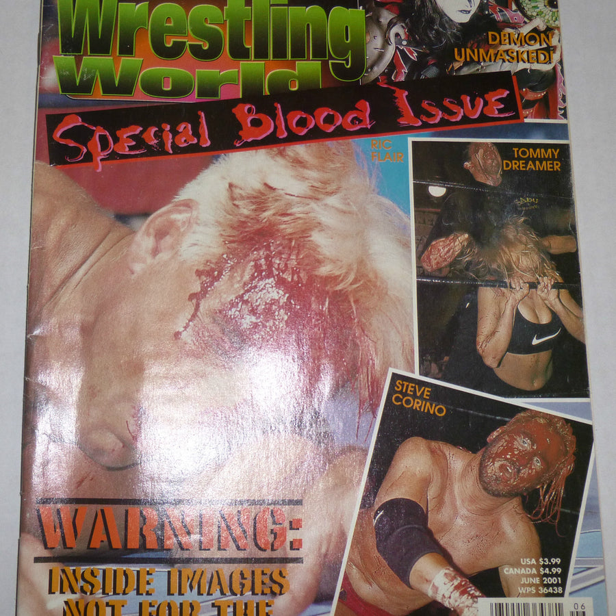 Wrestling World June 2001 Magazine PWcatalog