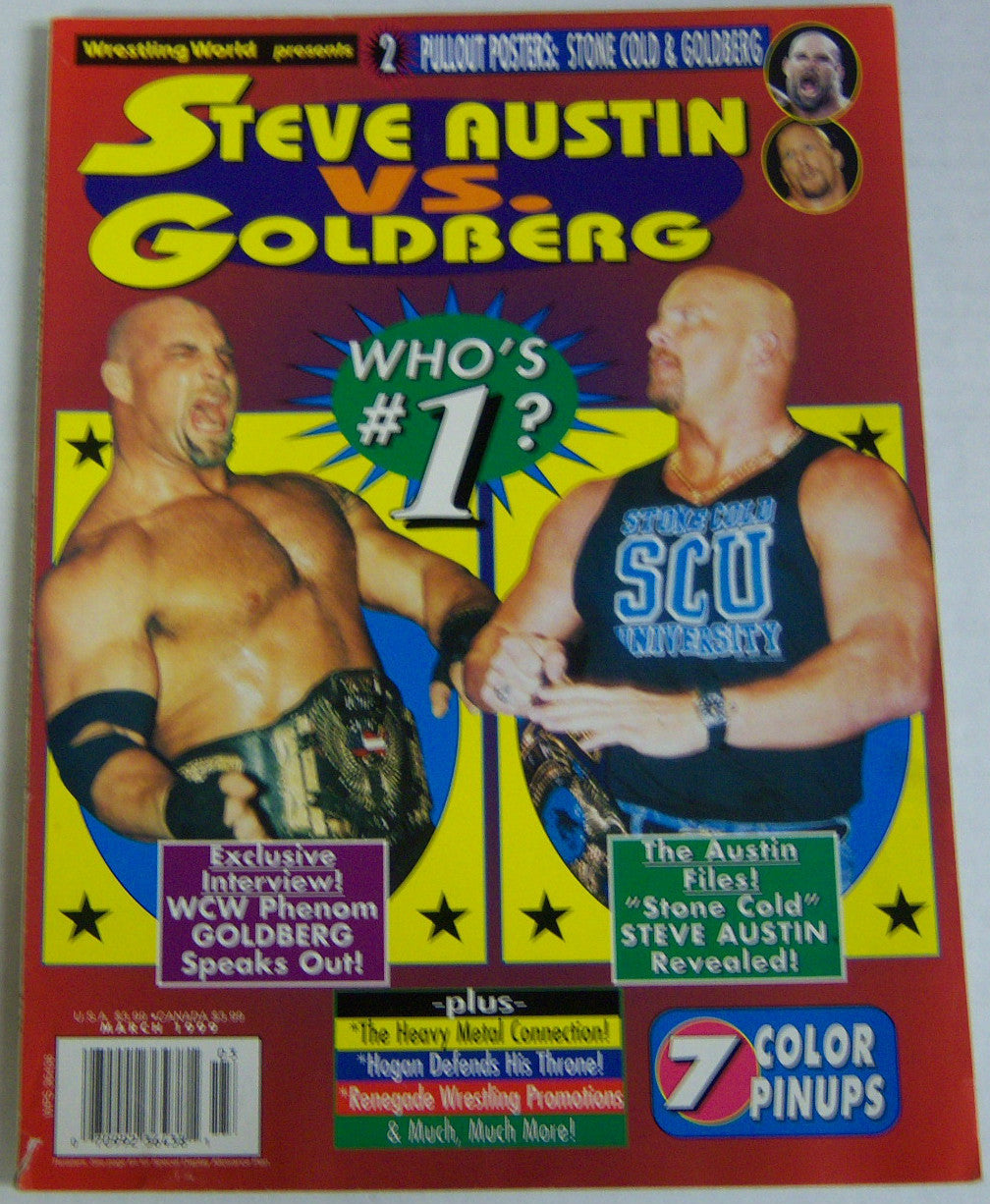 Wrestling World March 1999 Magazine PWcatalog