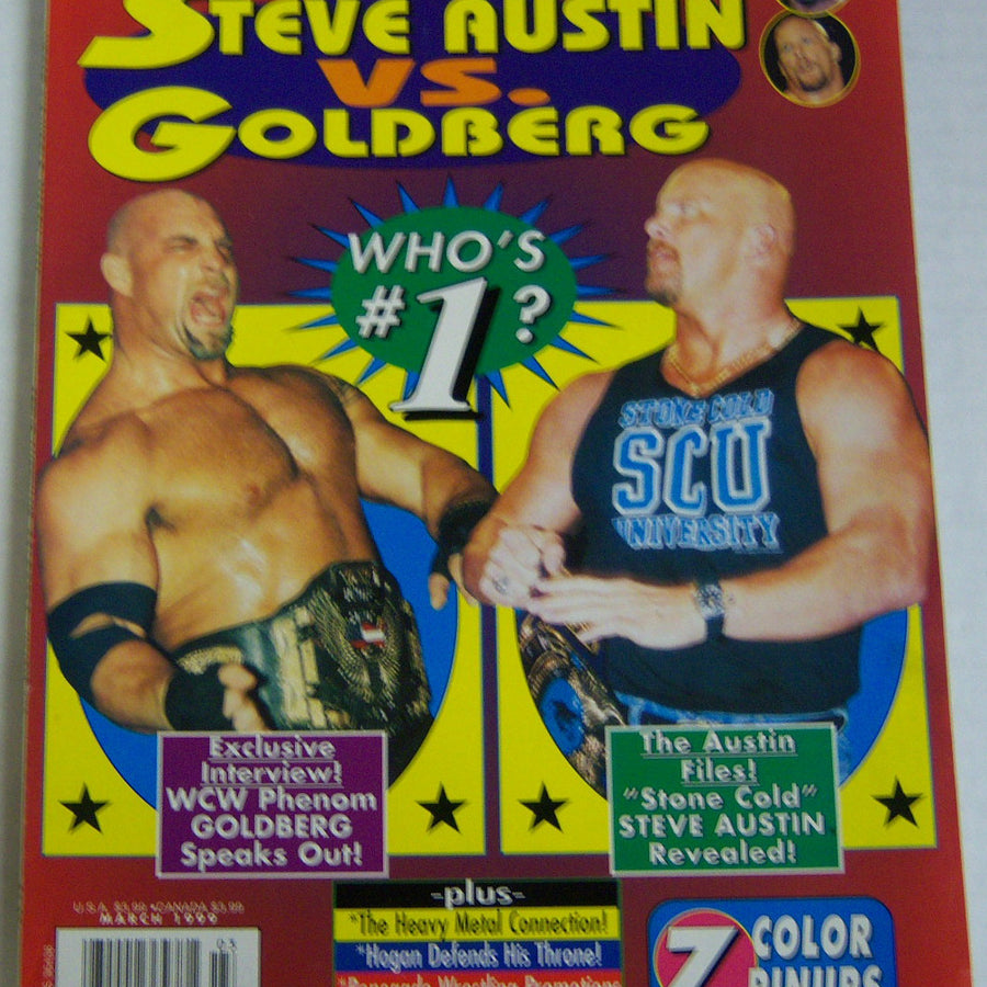 Wrestling World March 1999 Magazine PWcatalog