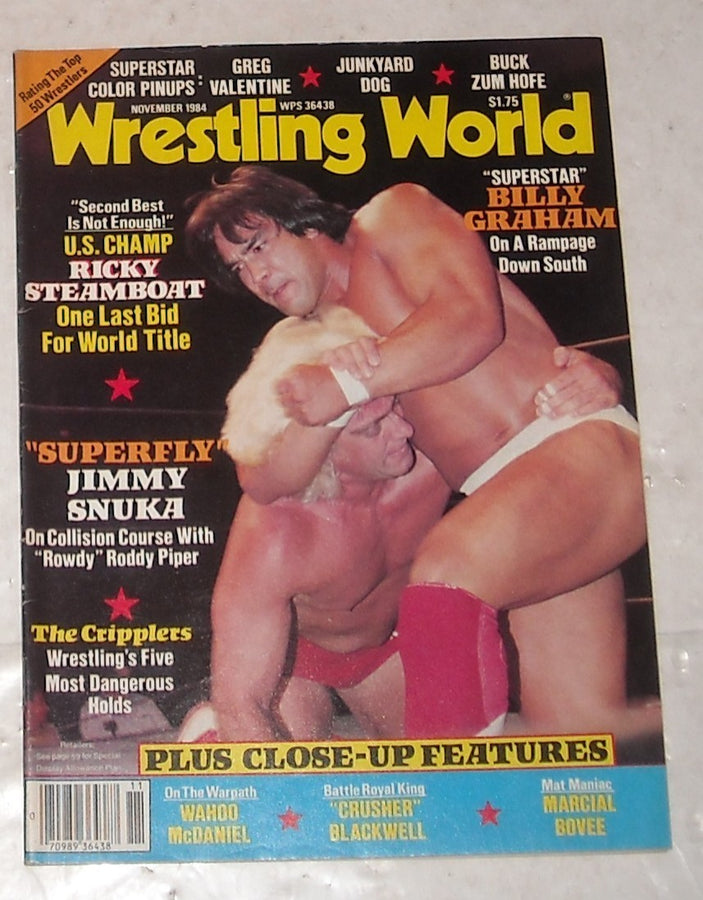 Wrestling World November 1984 Magazine PWcatalog