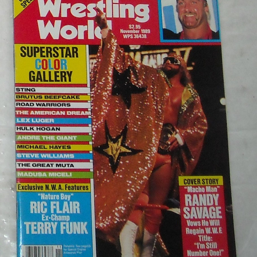 Wrestling World November 1989 Magazine PWcatalog