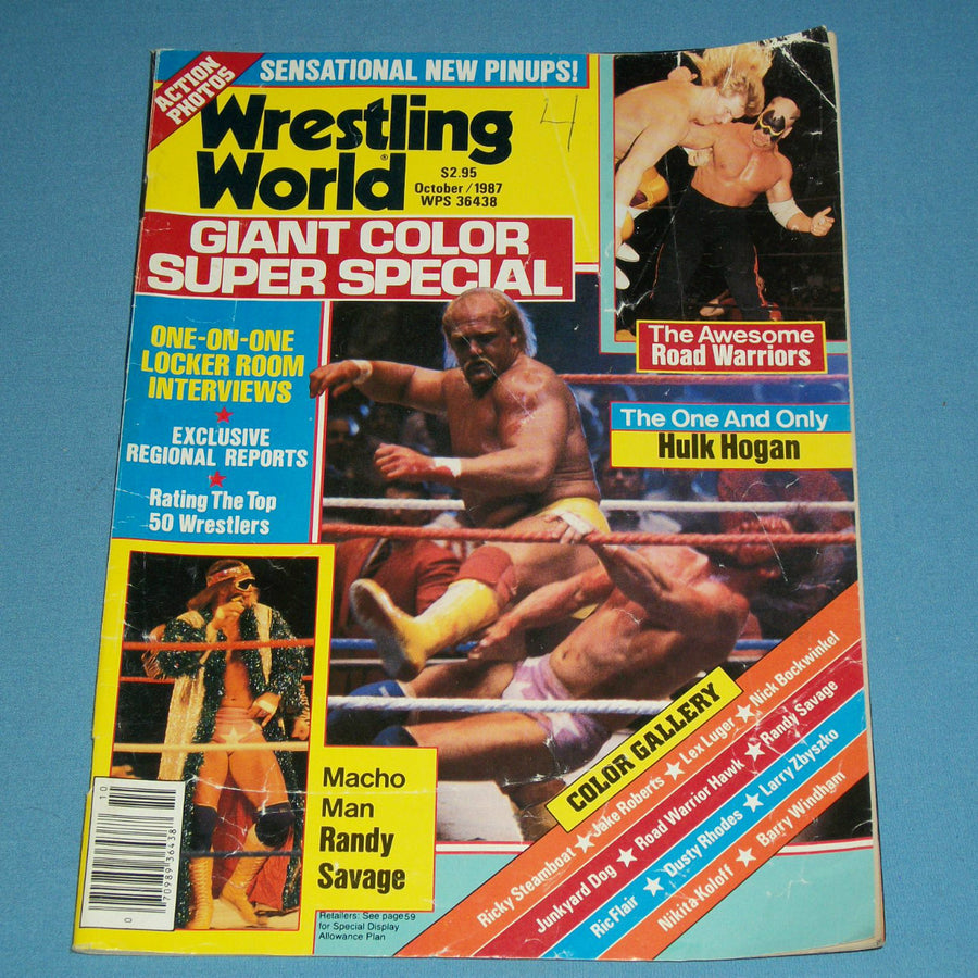Wrestling World October 1987 Magazine PWcatalog