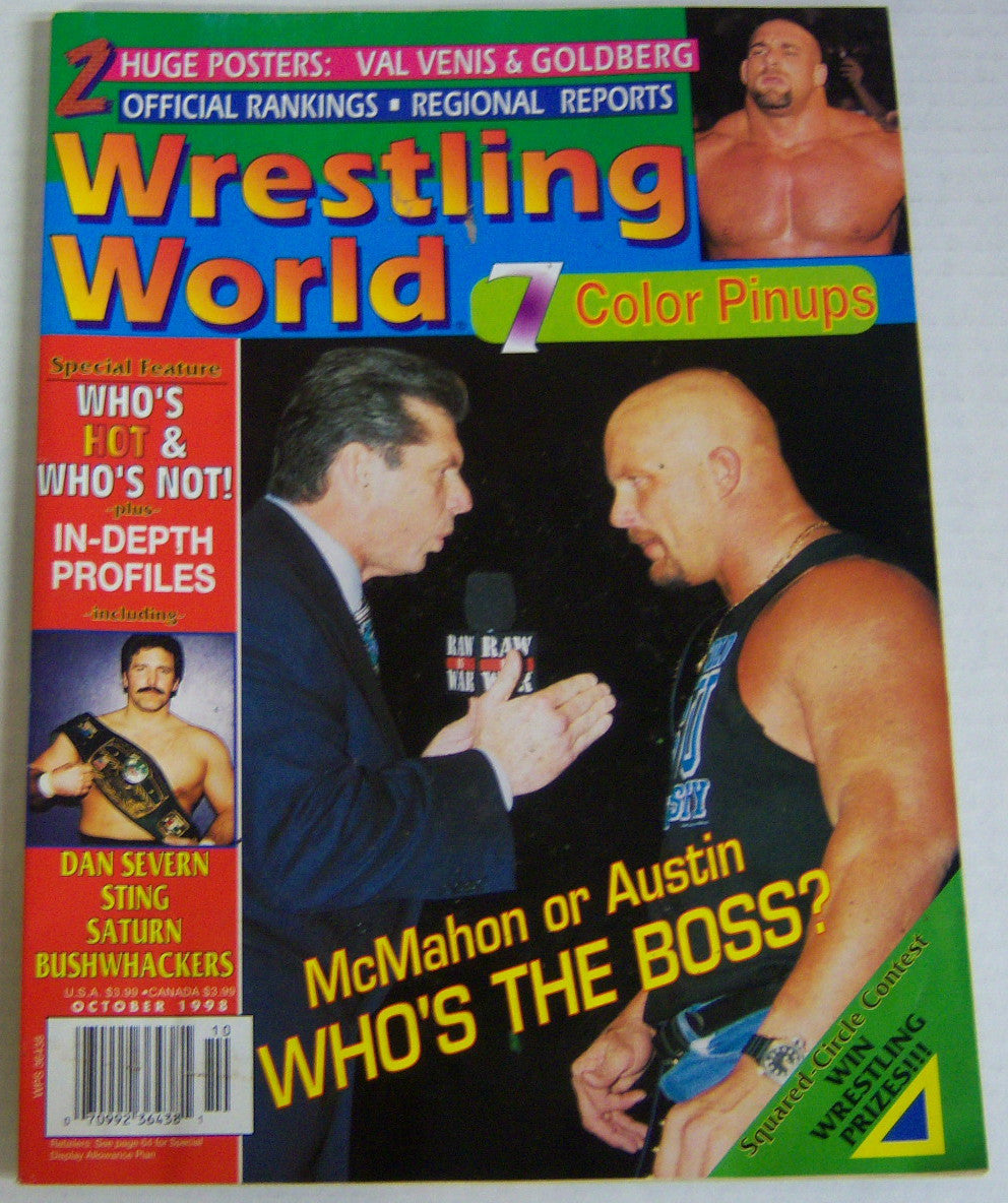 Wrestling World October 1998 Magazine PWcatalog