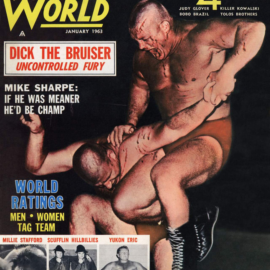 Wrestling World January 1963 Magazine PWcatalog