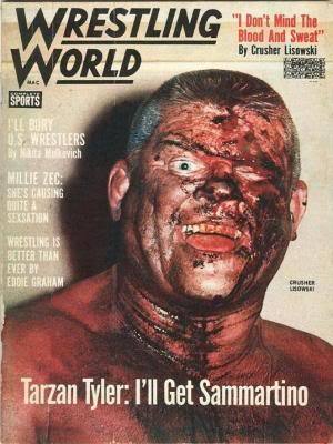 Wrestling World April 1966 Magazine PWcatalog