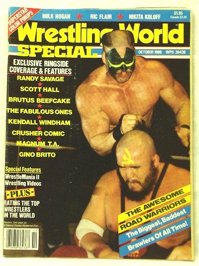 Wrestling World October 1986 Magazine PWcatalog