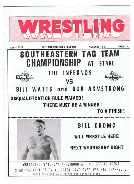 NWA Wrestling program 1972-05-09