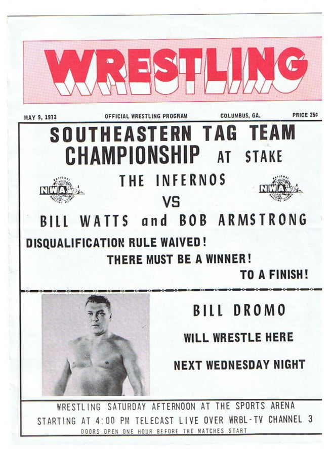 NWA Wrestling program 1972-05-09 Magazine PWcatalog