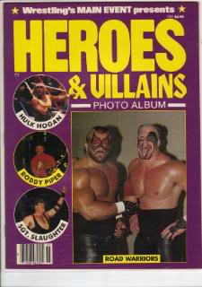Wrestlings Main Event Heroes & Villians 1985 Magazine PWcatalog