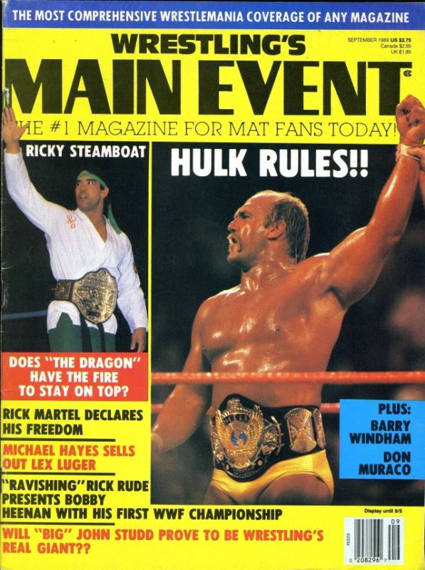 Wrestlings Main Event September 1989