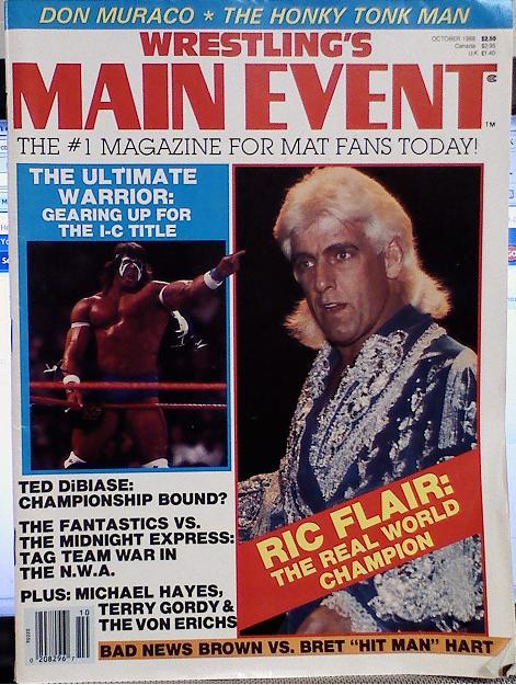 Wrestling's Main Event October 1988 Magazine PWcatalog