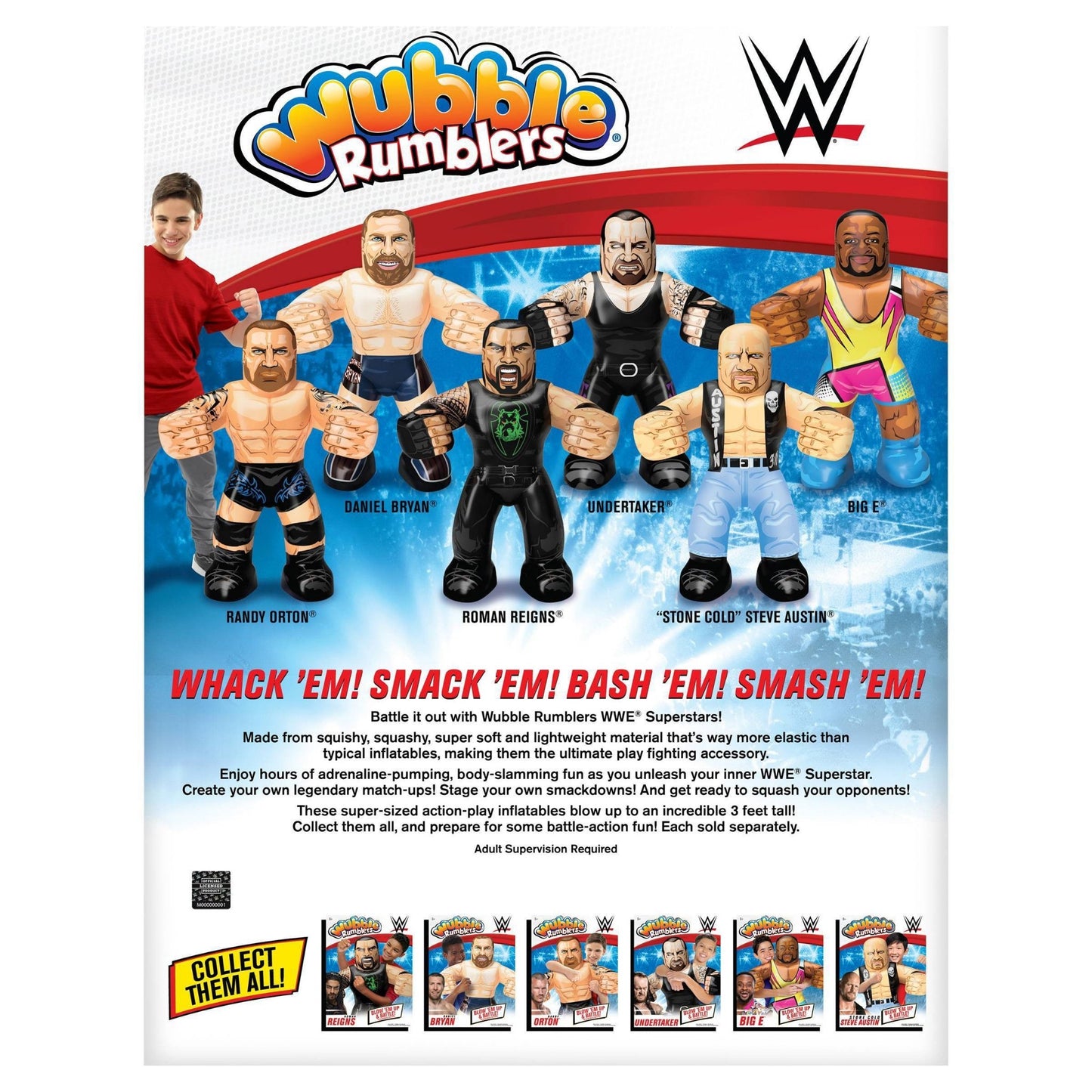 Wubble Rumblers Randy Orton inflatable