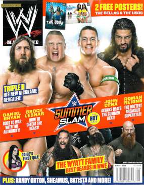 WWE Magazine  August 2014