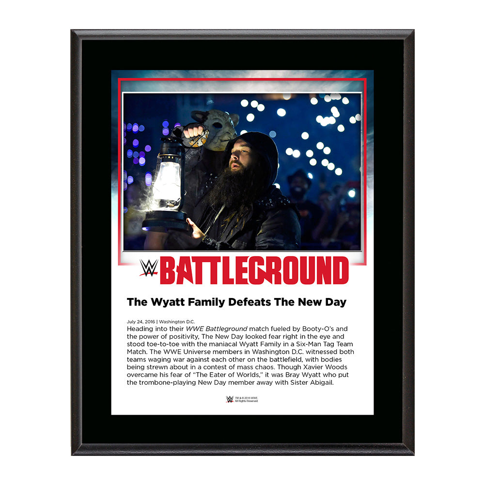 Wyatt Family Battleground 2016 10 x 13 Commemorative Photo Plaque Pwcatalog