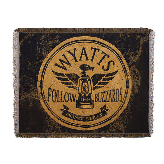 The Wyatt Family Follow The Buzzards Jacquard Throw Blanket