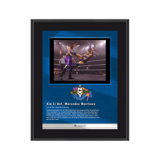 Xia Li NXT TakeOver In Your House 2021 10x13 Commemorative Plaque Pwcatalog