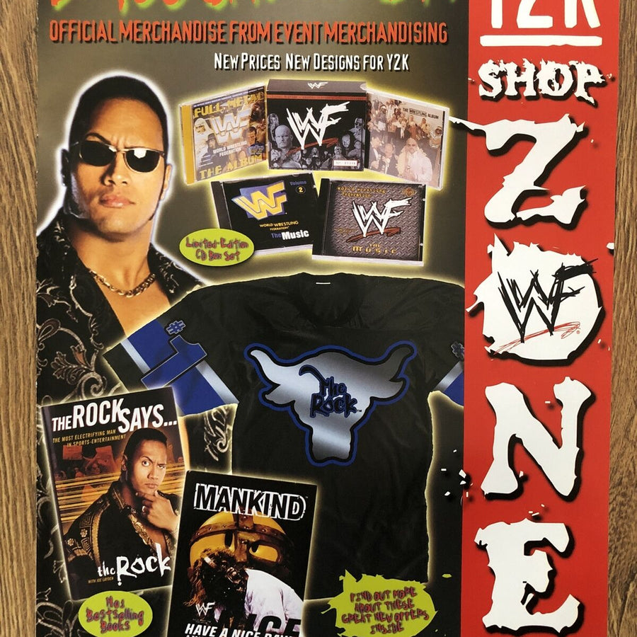 WWF Catalog Y2K Shop Zone 2000 Magazine PWcatalog