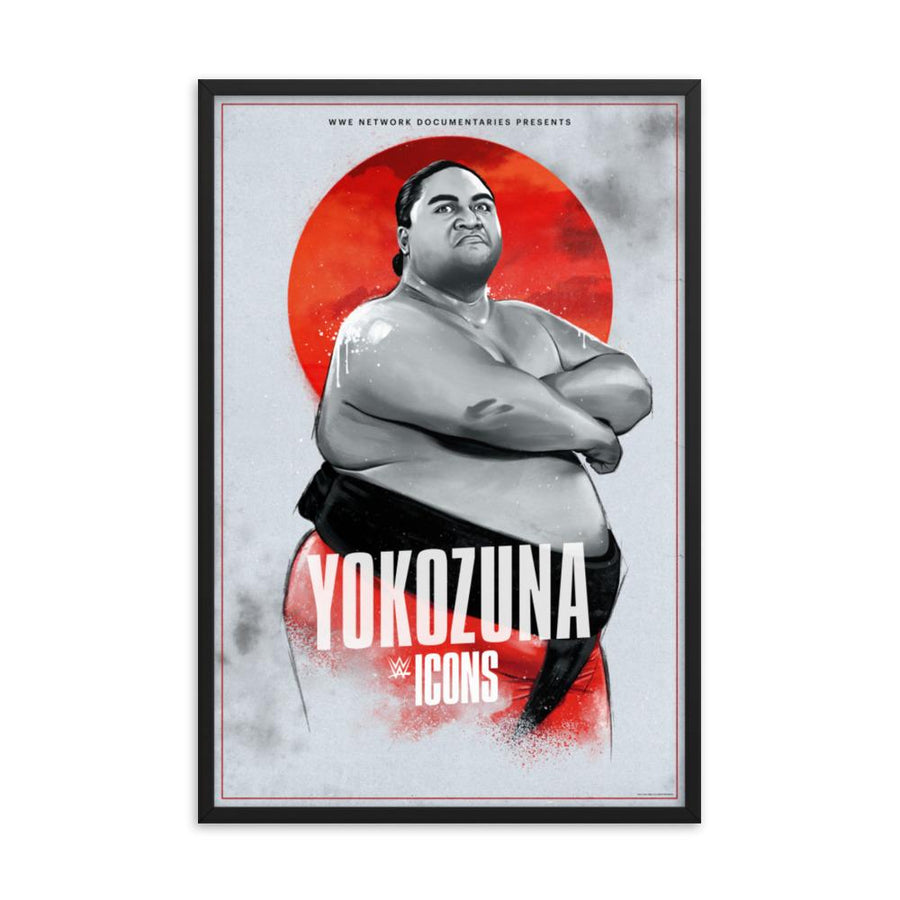 Yokozuna Icons 24x36 Framed Poster Pwcatalog