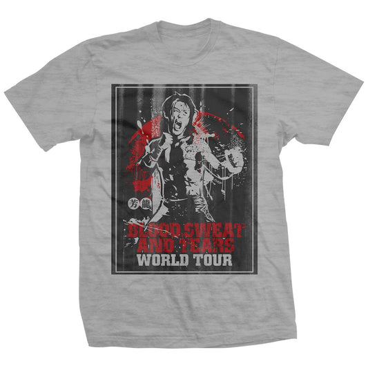 Yoshitatsu Blood, Sweat, and Tears Grey Shirt Pwcatalog