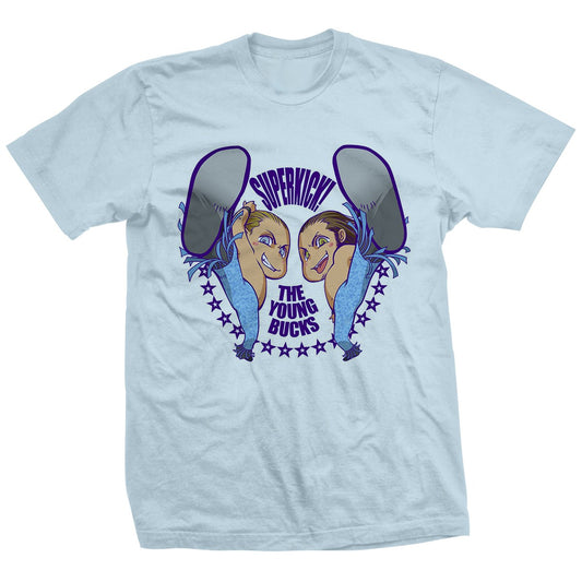 Young Bucks Cartoon Superkick Shirt Pwcatalog
