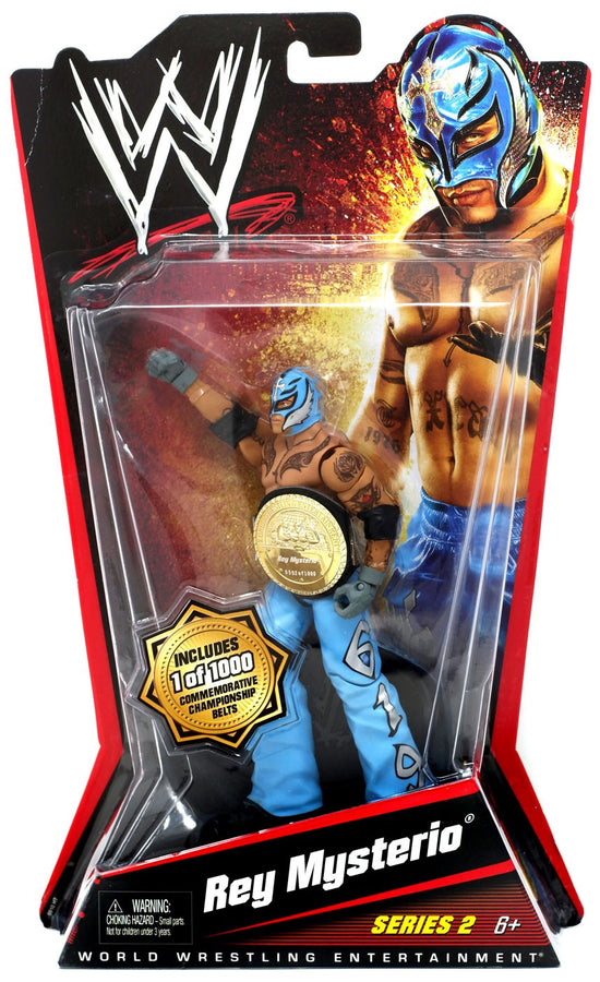 WWE Mattel Basic Series 2 Rey Mysterio [Chase] Action & Toy Figures PWcatalog
