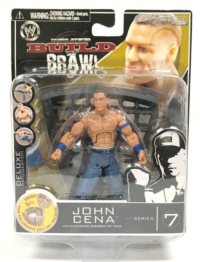 WWE Jakks Pacific Deluxe Build 'N' Brawl 7 John Cena