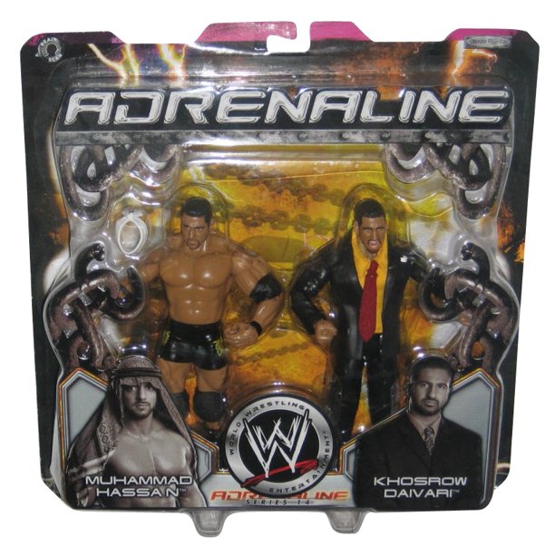 WWE Jakks Pacific Adrenaline 14 Muhammad Hassan & Khosrow Daivari