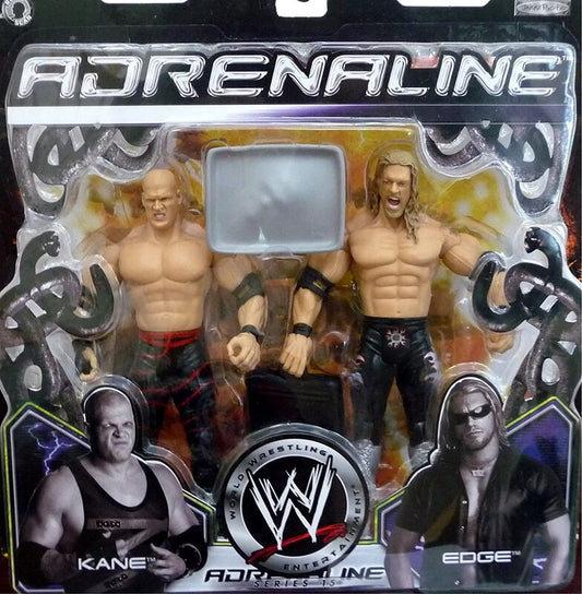 WWE Jakks Pacific Adrenaline 15 Kane & Edge