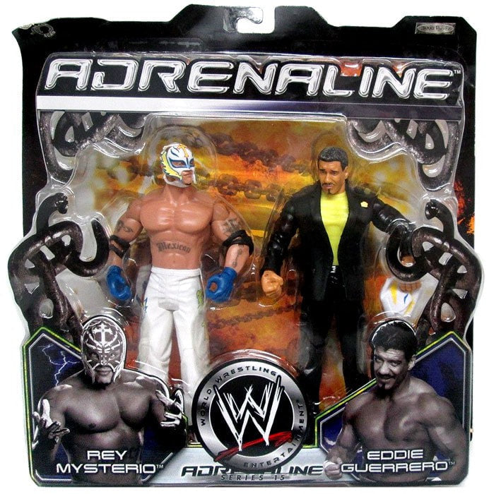 WWE Jakks Pacific Adrenaline 15 Rey Mysterio & Eddie Guerrero Action & Toy Figures PWcatalog