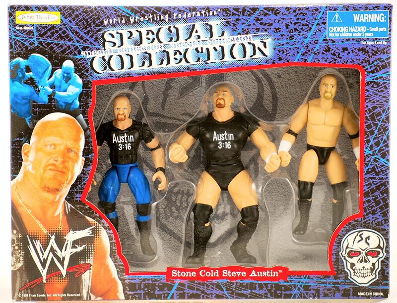 1998 WWF Jakks Pacific Special Collection Box Set: Stone Cold Steve Austin [Exclusive] Action & Toy Figures PWcatalog