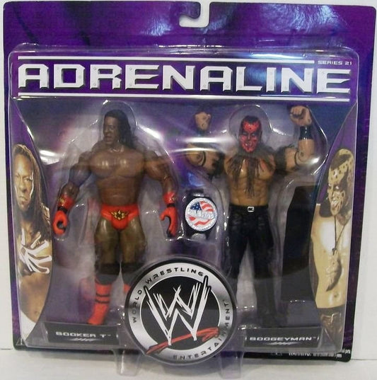 WWE Jakks Pacific Adrenaline 21 Booker T & Boogeyman
