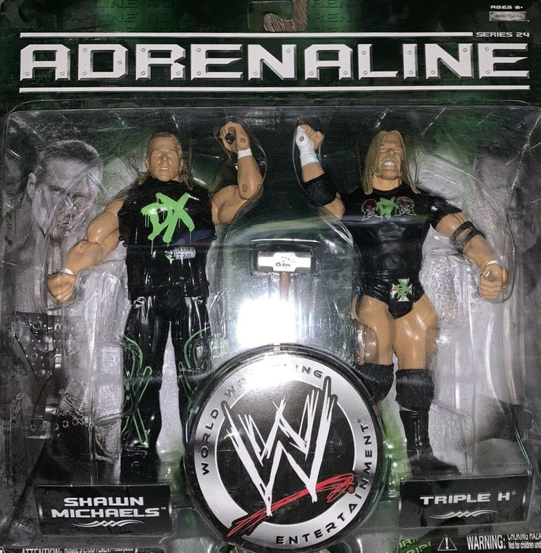 WWE Jakks Pacific Adrenaline 24 Shawn Michaels & Triple H