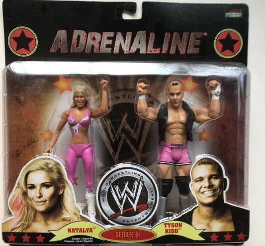 WWE Jakks Pacific Adrenaline 39 Natalya & Tyson Kidd