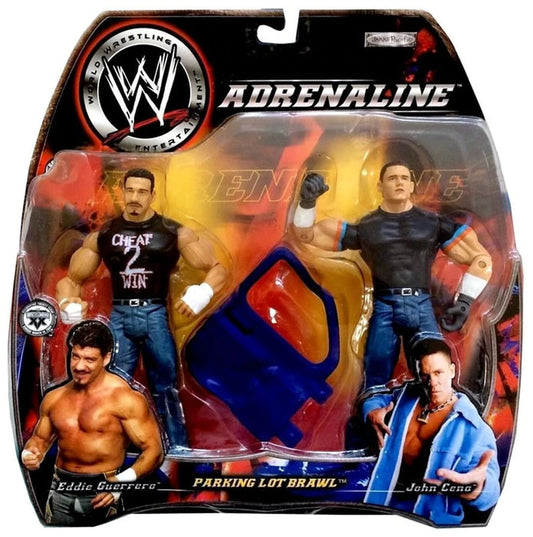 WWE Jakks Pacific Adrenaline 5 Parking Lot Brawl: Eddie Guerrero & John Cena