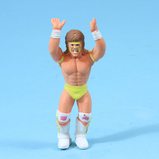 WWF Star Toys 3" PVC Mini Figures Ultimate Warrior [With Yellow Trunks]