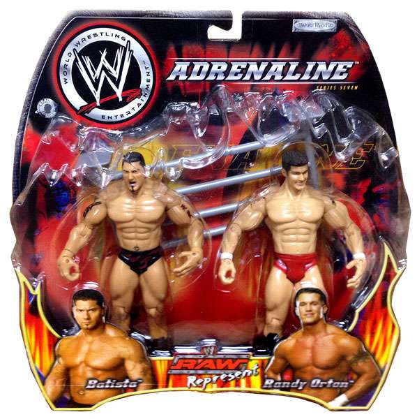 WWE Jakks Pacific Adrenaline 7 Batista & Randy Orton Action & Toy Figures PWcatalog