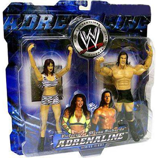 WWE Jakks Pacific Adrenaline 8 Victoria & Stevie Richards