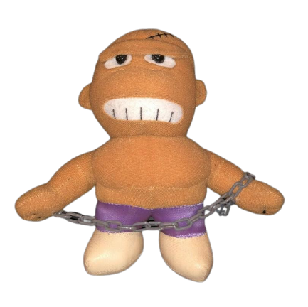 Roller Tron Wrestlefest Pro-Wrestling Plush Wrestlers 2 Abdullah the Butcher