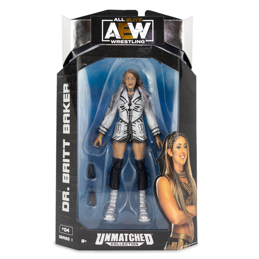 AEW Jazwares Unmatched Collection 1 #04 Dr. Britt Baker Action & Toy Figures PWcatalog
