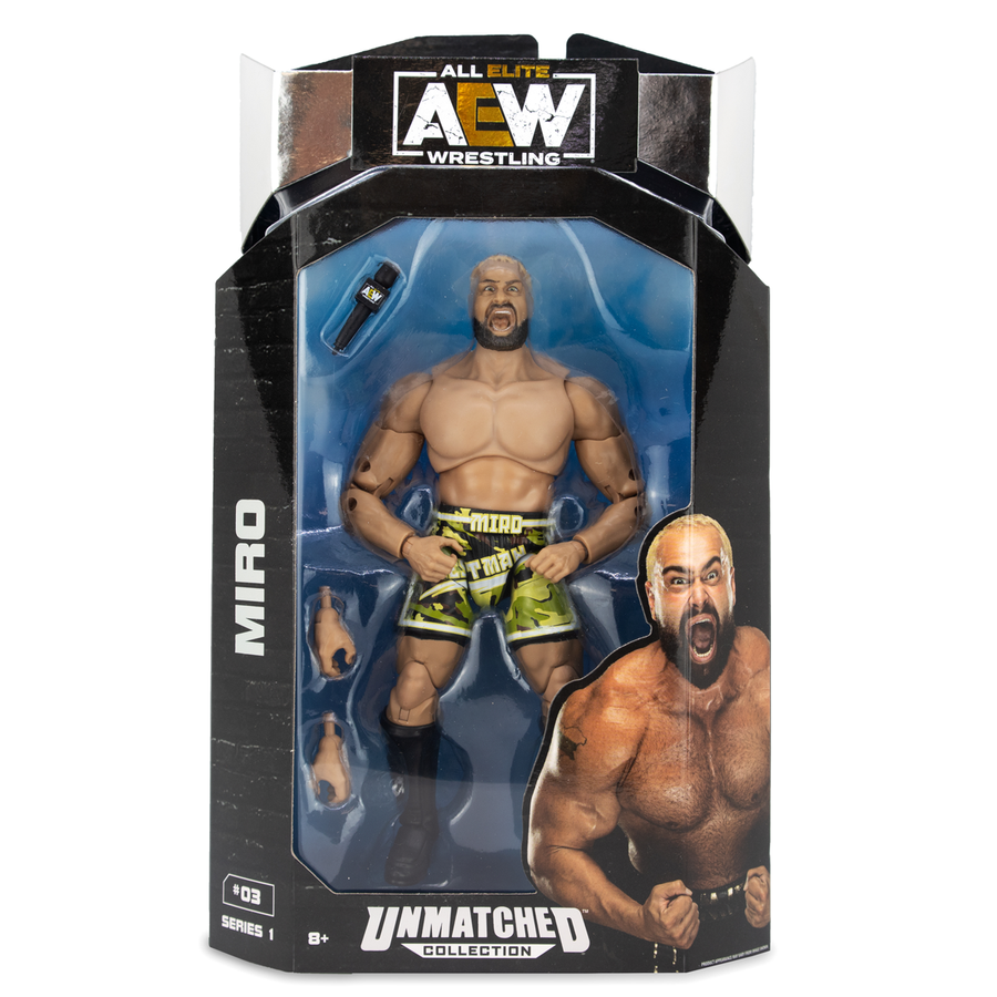 AEW Jazwares Unmatched Collection 1 #03 Miro Action & Toy Figures PWcatalog