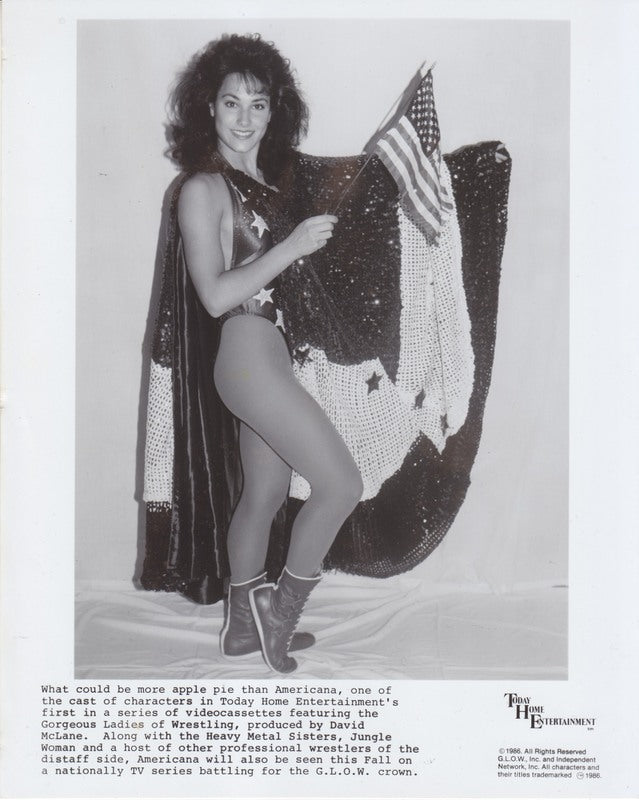 1986 GLOW Americana vintage TNT press Promo Photo PWcatalog